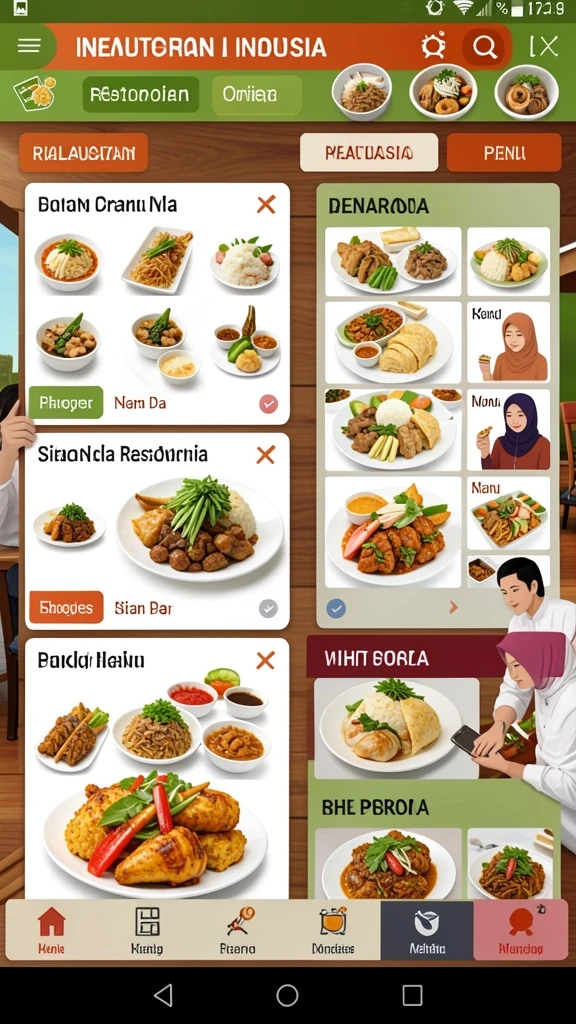 Karakter unik siap untuk petualangan.