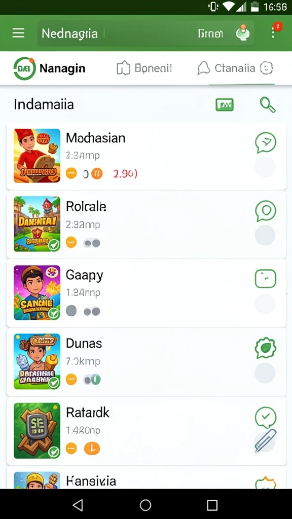 Tantangan menarik di setiap level yang harus dihadapi.