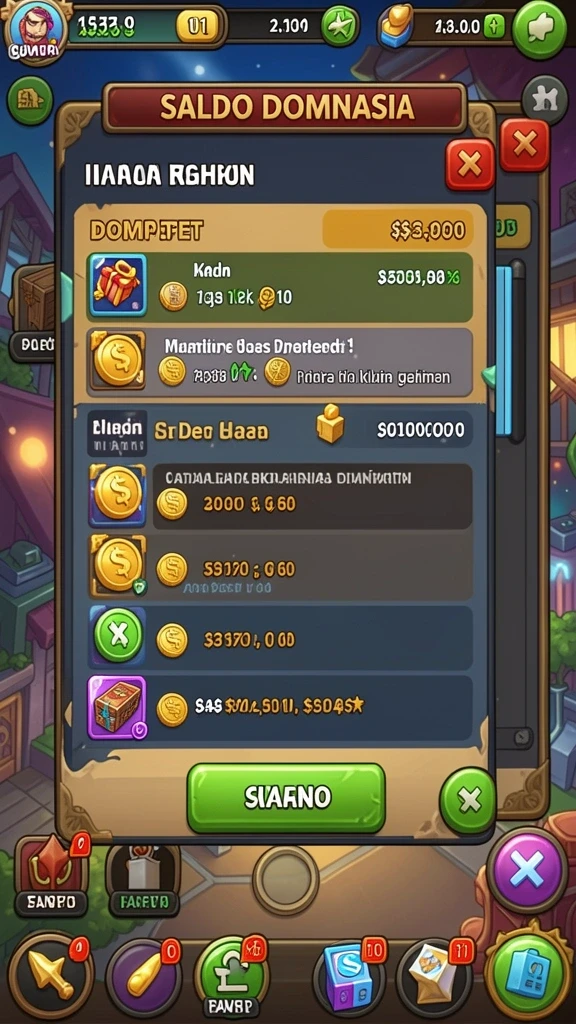 Screenshot aplikasi 8G8G menunjukkan salah satu level seru yang harus dimainkan.