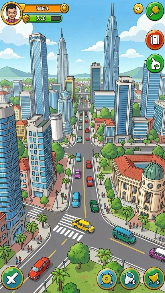 Tampilan grafis yang menawan dan detail.