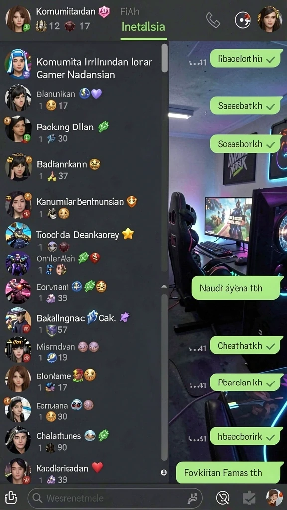 Tampilan antarmuka utama yang menarik.