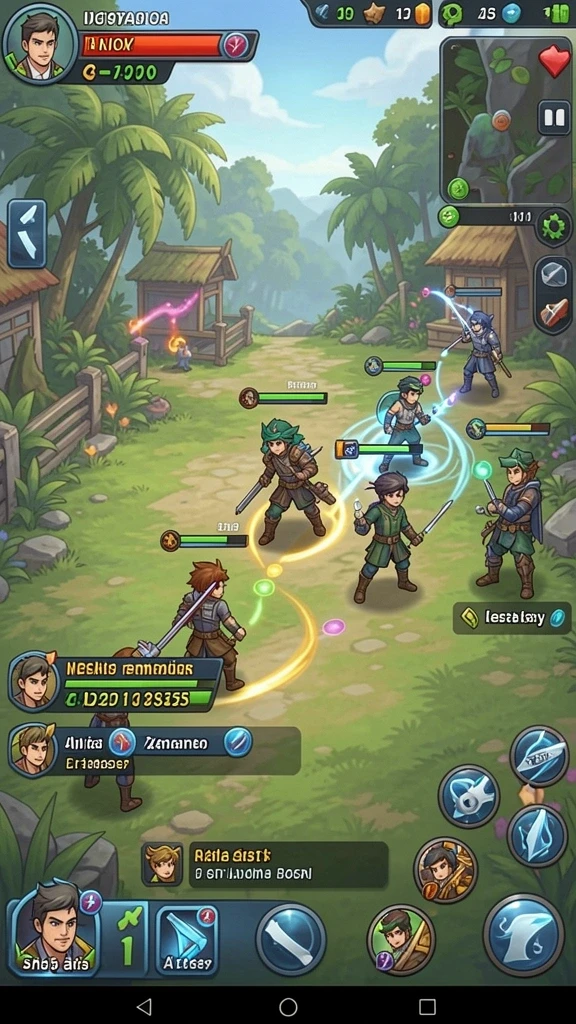 Screen 2: Mode multiplayer yang memungkinkan bermain dengan teman.