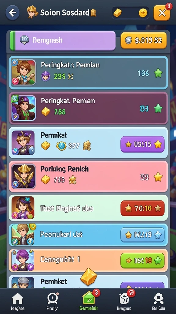 Peta permainan yang menarik dan penuh tantangan.