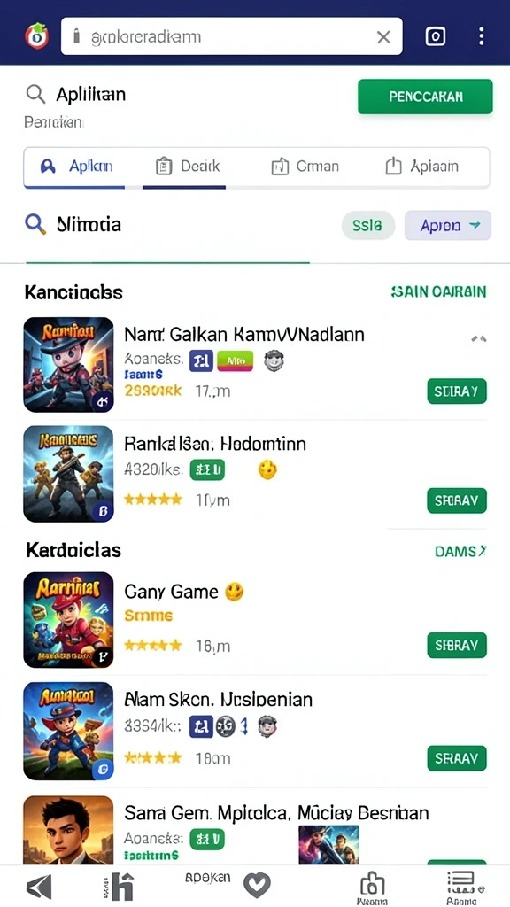 Tampilan antarmuka yang ramah pengguna dan menarik.