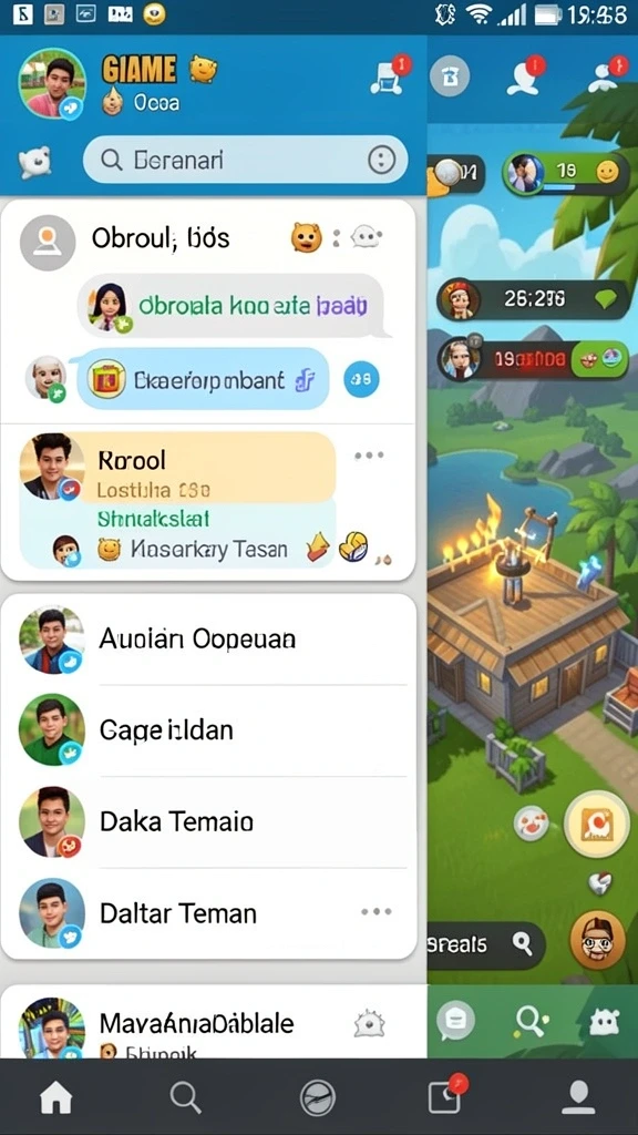 Tampilan awal yang menarik dengan navigasi mudah.