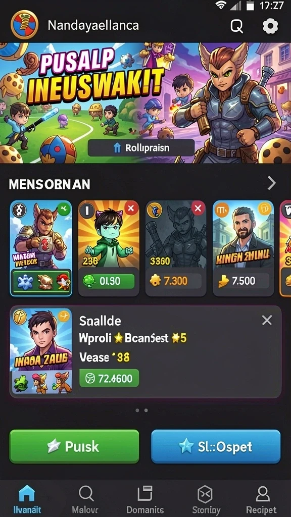 Screenshot menampilkan berbagai pilihan permainan yang tersedia di CIPIT88.