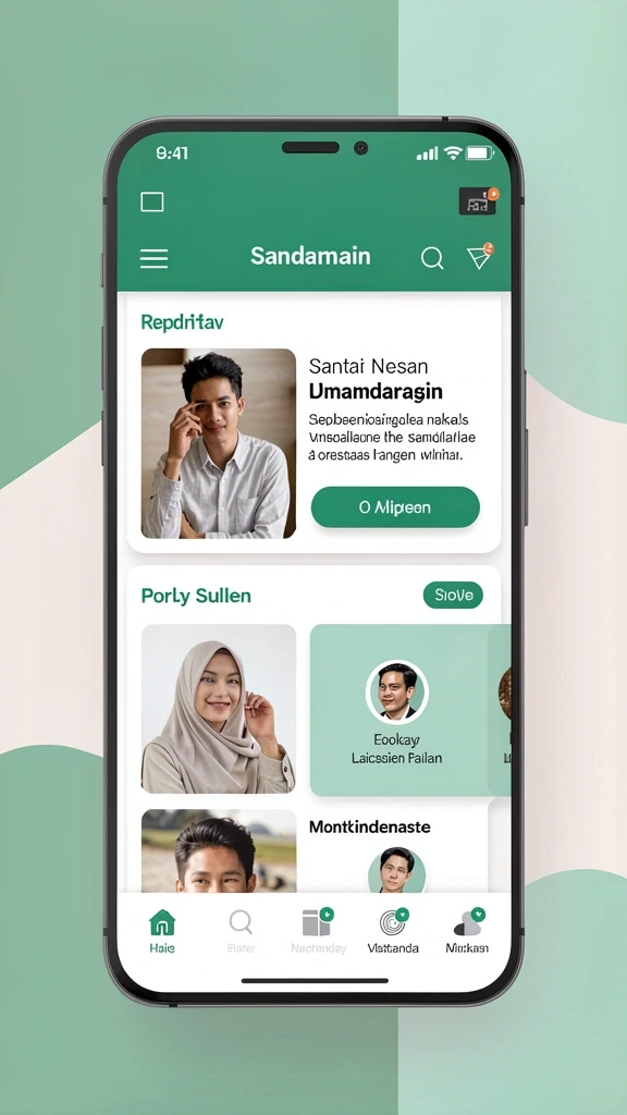 Antarmuka pengguna yang ramah dan informatif.