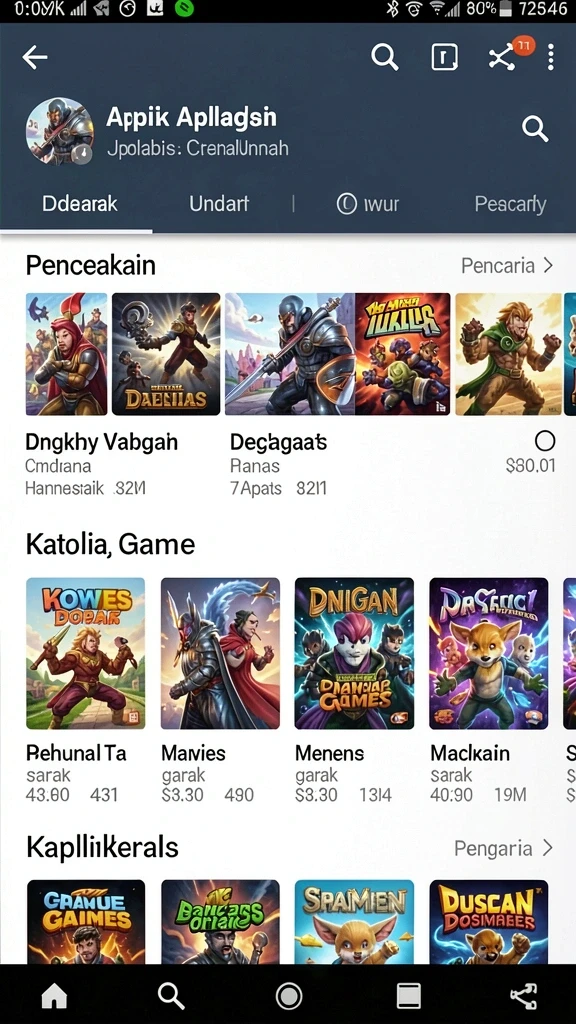 Gambaran tentang mode permainan yang lebih menarik.