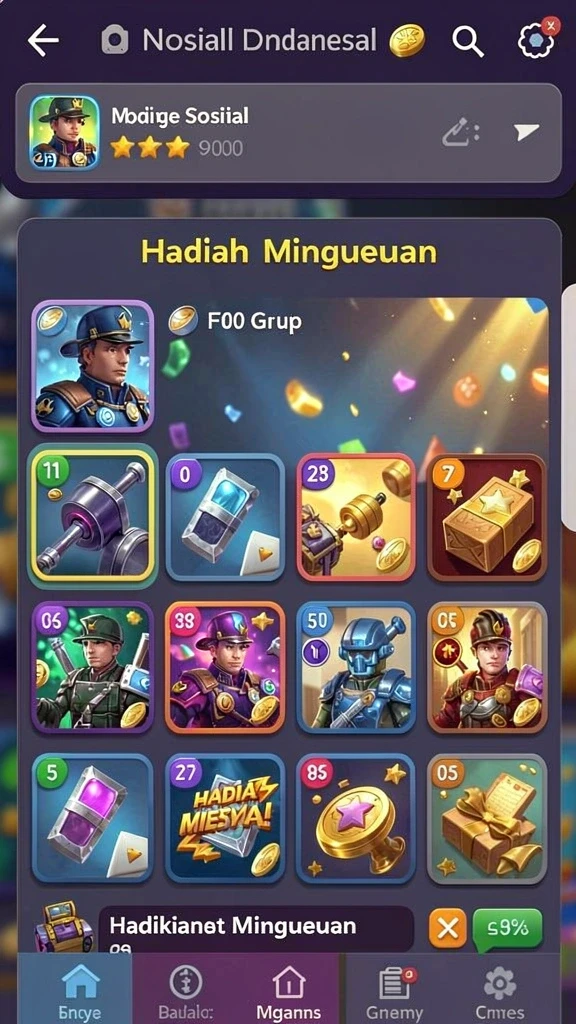 Sistem leaderboard yang memacu semangat kompetisi pemain.