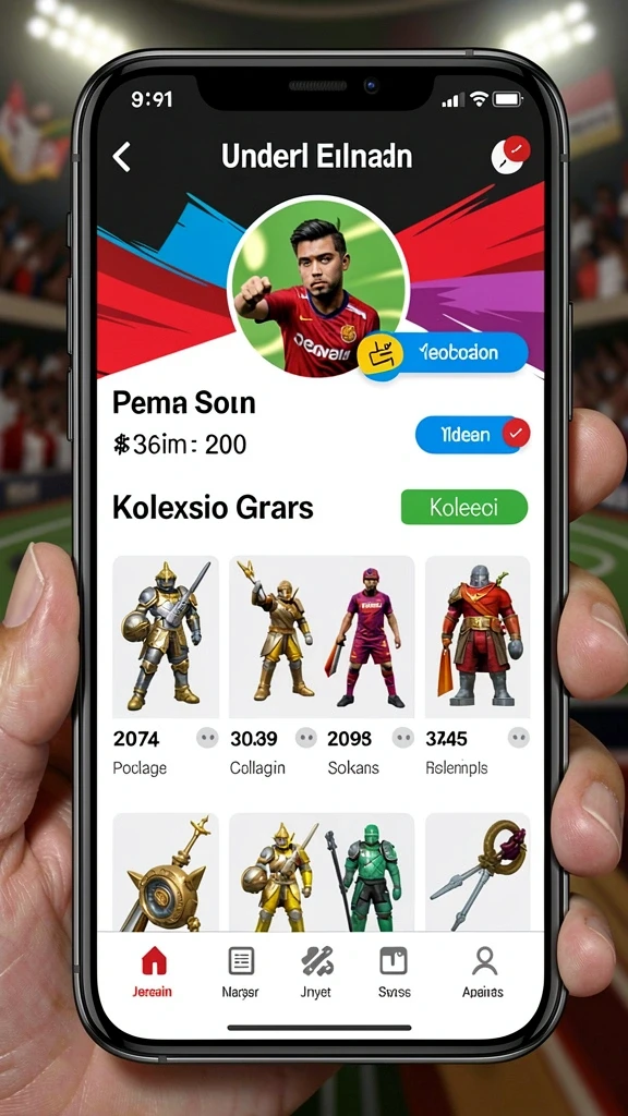 Fitur interaksi sosial yang memungkinkan pemain berkomunikasi.