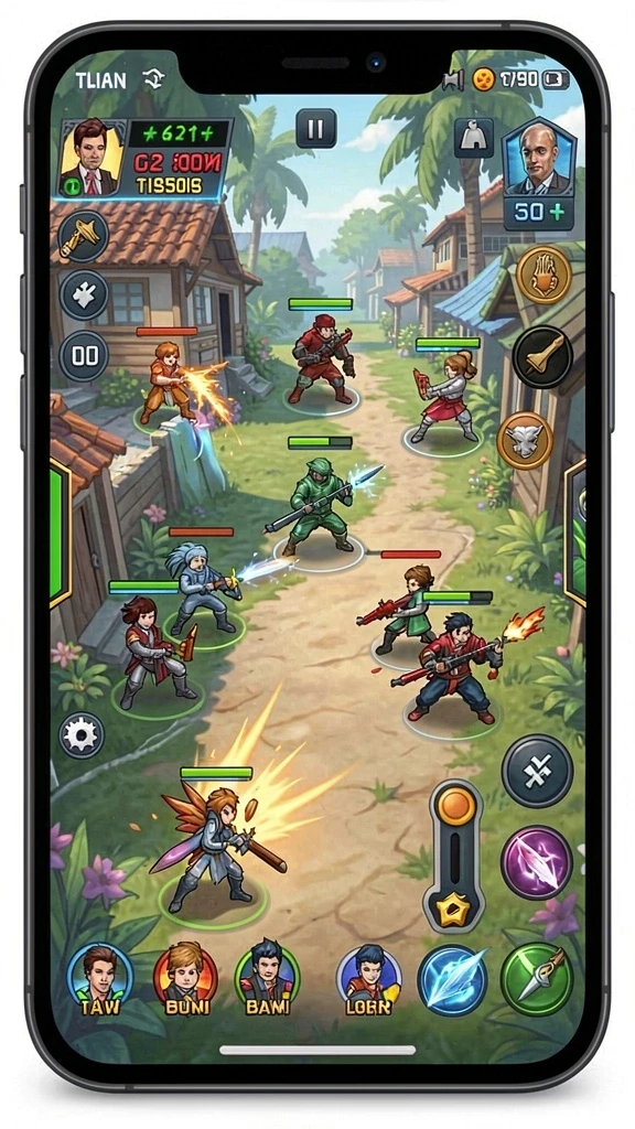 Tangkapan layar memperlihatkan mode multiplayer yang seru.
