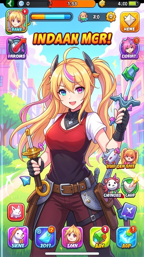 Tampilan dunia menakjubkan dalam game IDRRP.