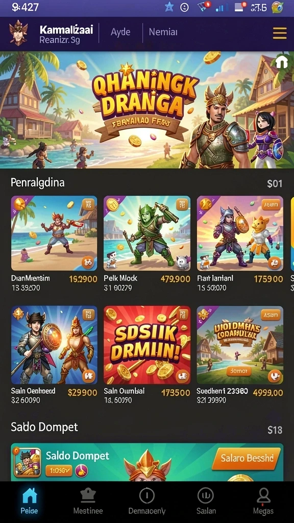 Tampilan antarmuka yang ramah pengguna.