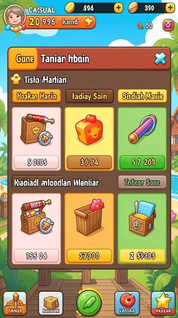 Setiap level menantang dengan grafis yang menarik.
