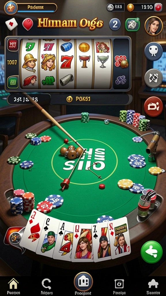 Screenshot menunjukkan tema slot yang beragam dan kaya.