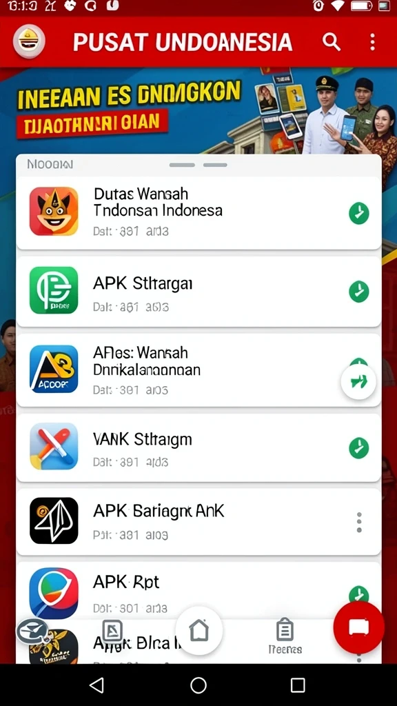 Tampilan antarmuka yang elegan dan modern.
