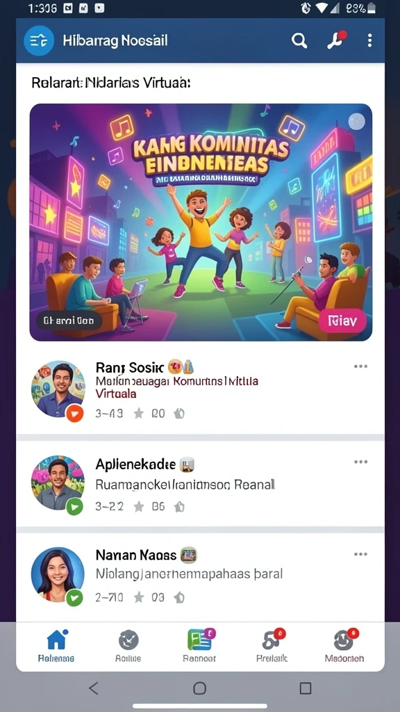Antarmuka pengguna yang intuitif dan menarik.