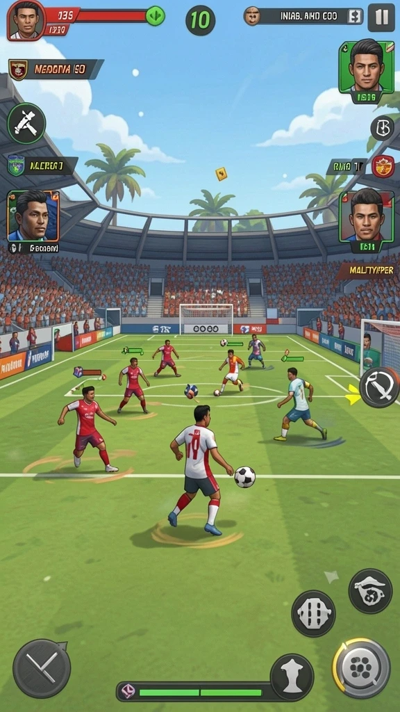 Gameplay seru dengan berbagai mode permainan.