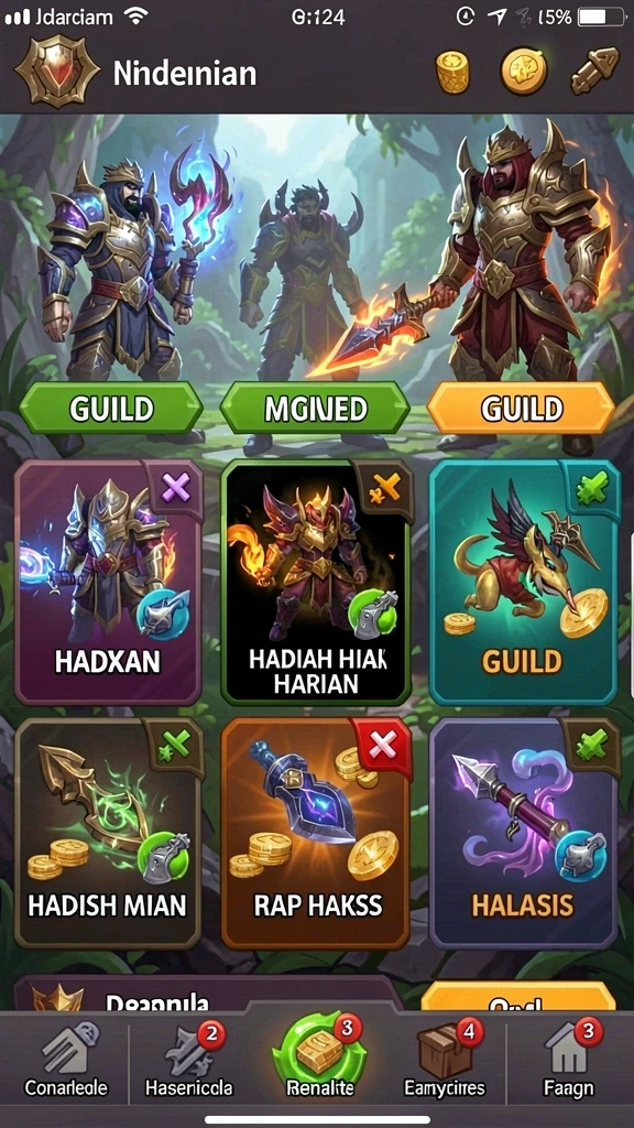 Gameplay yang seru dan penuh tantangan.