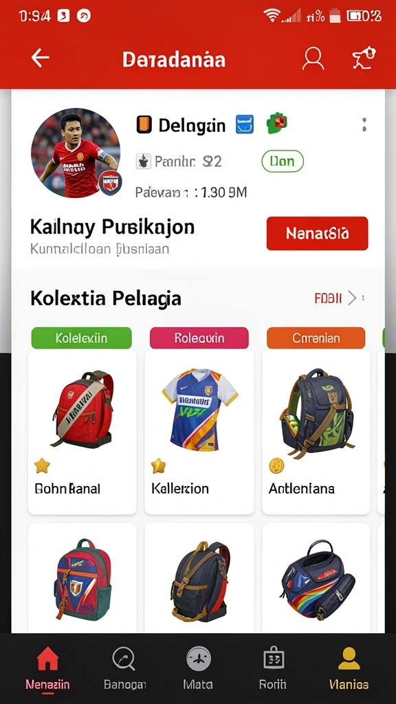 Pengalaman bermain dalam level yang penuh warna.