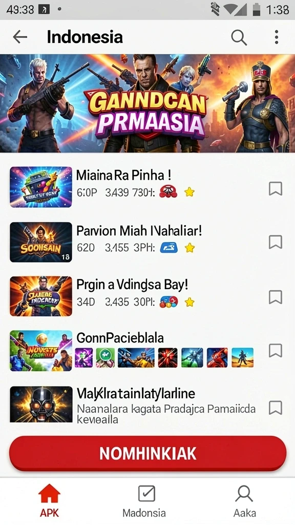 Gambar tampilan awal yang menarik dari QQ1221.