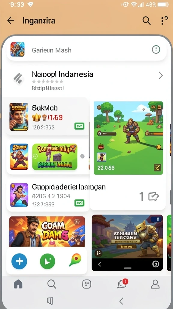 Tampilan grafis yang memukau dan berwarna.