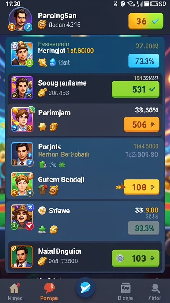 Fitur multiplayer untuk bersaing dengan teman-teman.