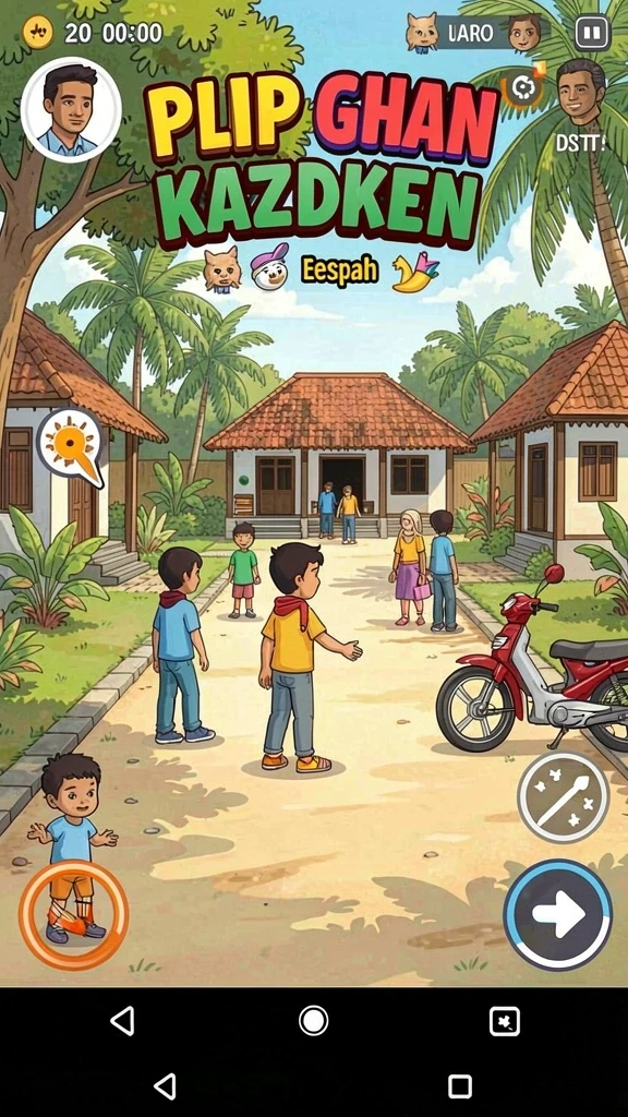 Pengguna dapat bersaing dengan teman-teman secara online.