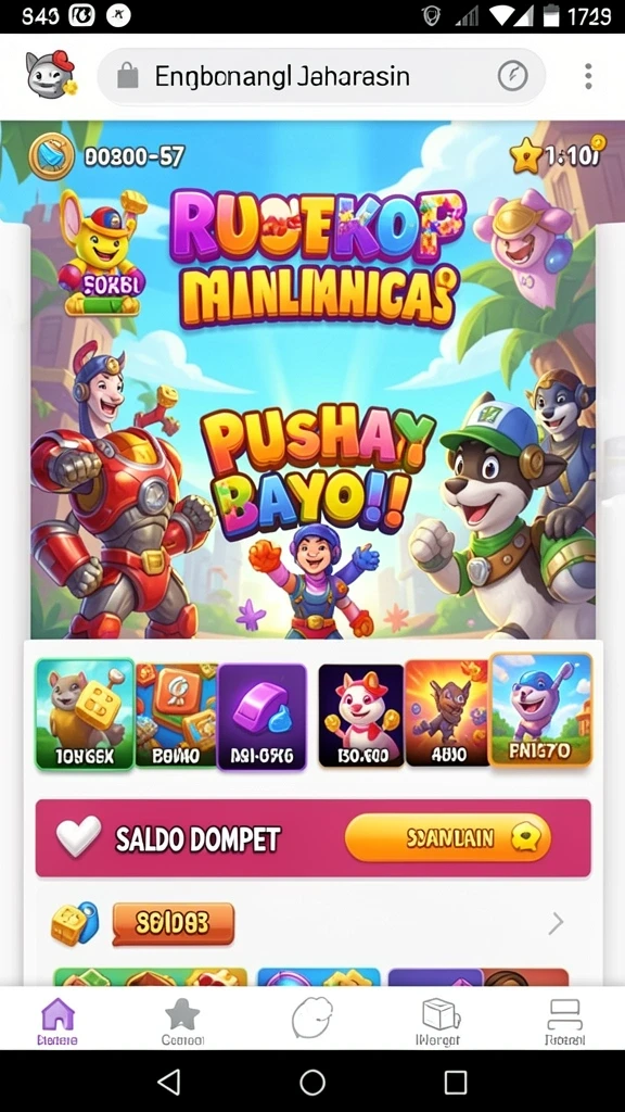 Fitur misi harian yang menggugah semangat bermain.