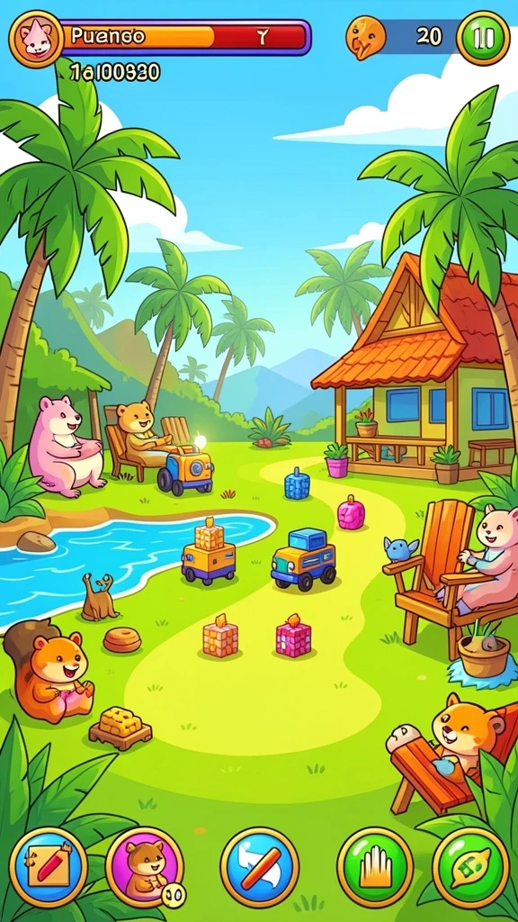 Tampilkan gameplay seru saat menyelesaikan tantangan.
