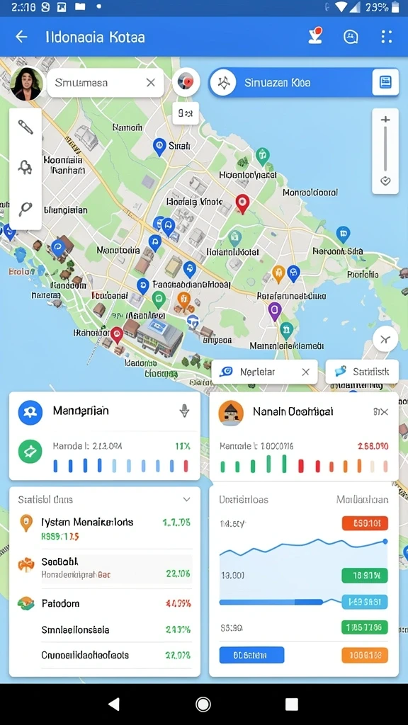 Tampilan utama aplikasi UNTUNGGO yang menarik dan user-friendly.