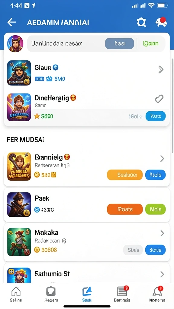 Sistem reward yang memotivasi pemain untuk terus bermain.